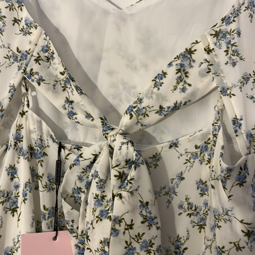 Hello Molly | New modern Ophelia maxi dress Women’s size 10 ditsy floral ruffle - Picture 11 of 14